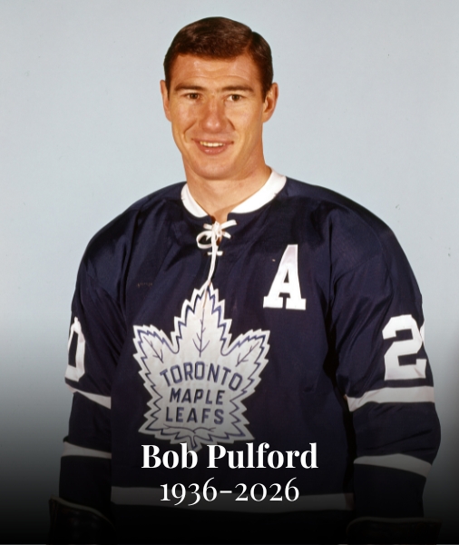 The Hockey Hall of Fame and its members mourn of the passing of Honoured Member Bernie Parent on  05 January 2026.